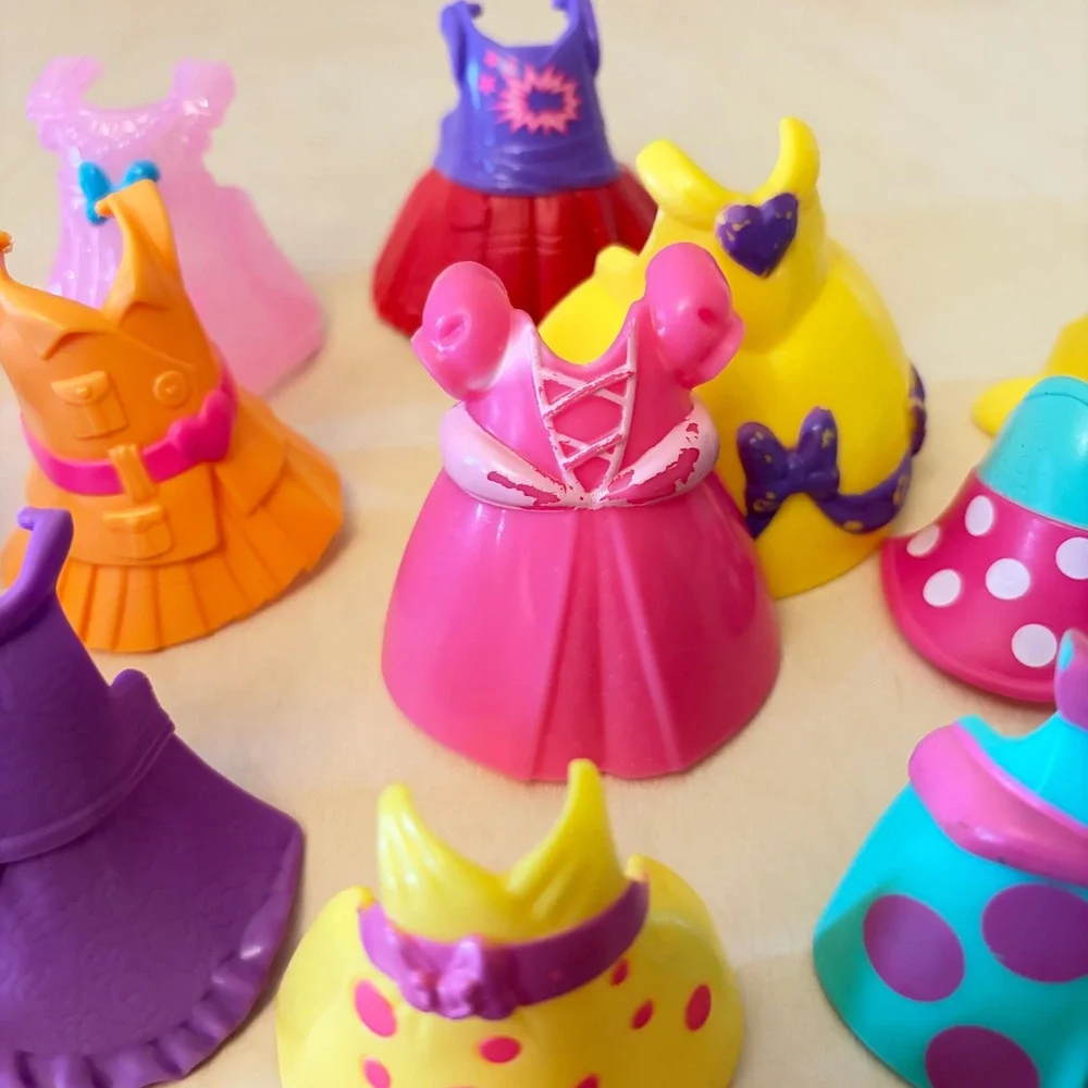 Disney Jr Minnie Mouse Snap n Pose Style Doll Lot Kids Dress Up Toy Set Daisy